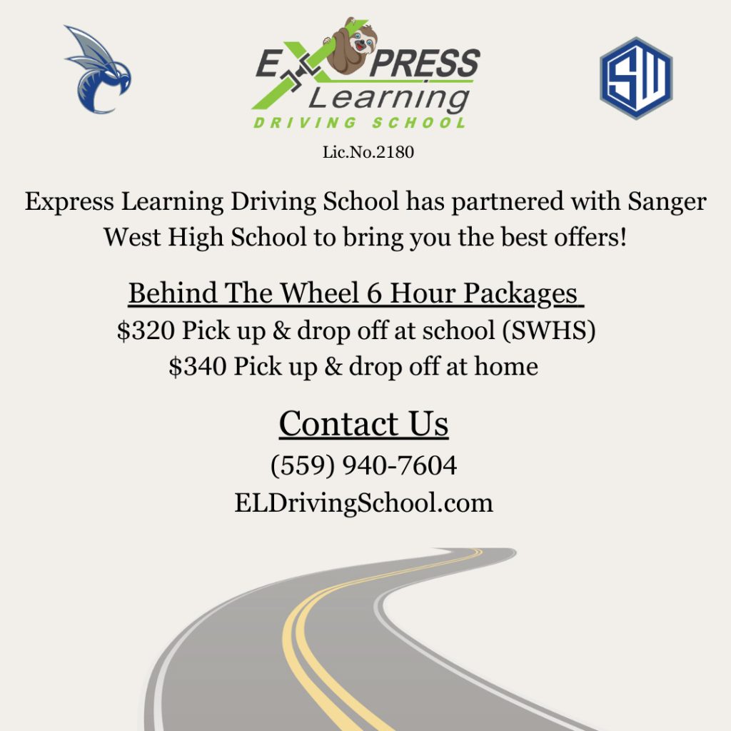 Express Learning Driving School has partnered with Sanger West H