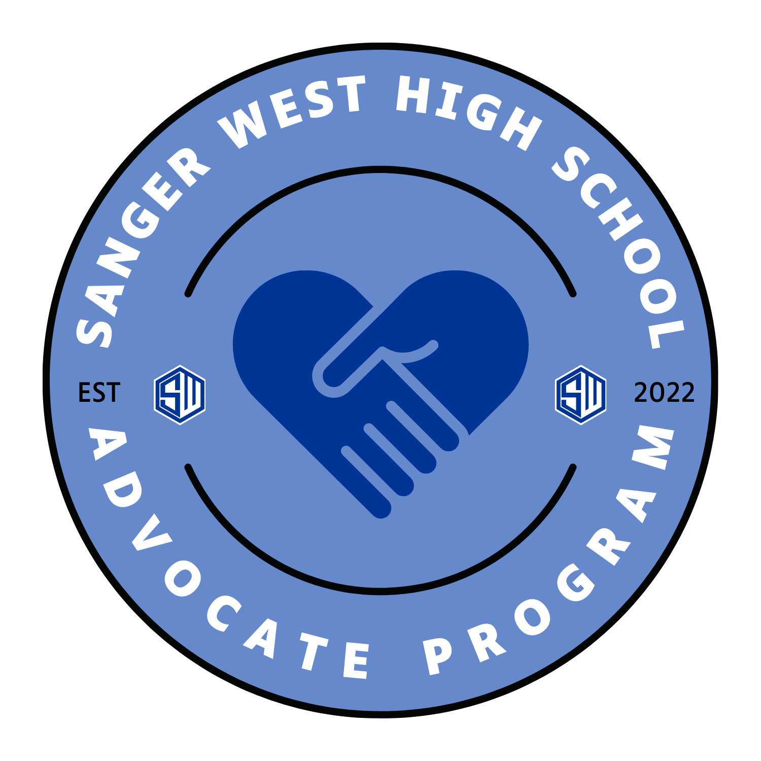 Sanger West High Hexa Logo
